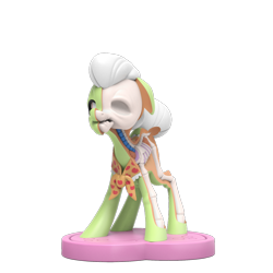 Size: 1000x1000 | Tagged: safe, imported from derpibooru, part of a set, granny smith, earth pony, pony, 3d render, bone, dissectibles, female, freeny's hidden dissectibles, merchandise, organs, simple background, skeleton, solo, transparent background