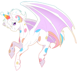 Size: 3008x2768 | Tagged: safe, artist:nocti-draws, imported from derpibooru, oc, oc only, oc:confetti cupcake, bat pony, pony, bat pony oc, bat wings, high res, simple background, solo, transparent background, wings