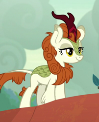 Size: 396x490 | Tagged: safe, imported from derpibooru, screencap, autumn blaze, kirin, season 8, sounds of silence, spoiler:s08, cropped, female, solo