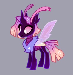 Size: 1030x1052 | Tagged: safe, artist:adreamera, imported from derpibooru, oc, oc only, changedling, changeling, pony, solo