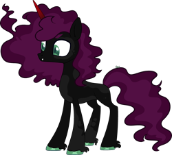 Size: 2929x2651 | Tagged: safe, artist:kurosawakuro, imported from derpibooru, oc, oc only, pony, unicorn, base used, female, high res, mare, offspring, parent:king sombra, parent:verity lucky, simple background, solo, transparent background