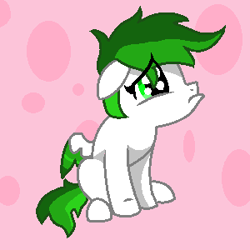 Size: 300x300 | Tagged: safe, artist:joan-grace, imported from derpibooru, oc, oc only, pegasus, pony, abstract background, frown, male, pegasus oc, sad, solo, stallion, two toned wings, wings