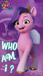 Size: 720x1260 | Tagged: safe, imported from derpibooru, screencap, pipp petals, 3d, adorapipp, cute, g5, my little pony: a new generation, question, who am i, youtube link