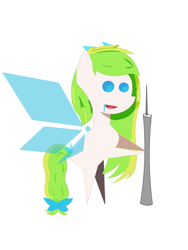 Size: 1536x2048 | Tagged: safe, artist:troposphere, imported from derpibooru, oc, oc:tea fairy, pony, canton tower, destroy