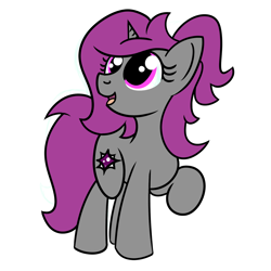 Size: 2000x2000 | Tagged: safe, artist:dafiltafish, imported from derpibooru, oc, oc:stardust, pony, unicorn, female, high res, mare, ponytail, simple background, white background