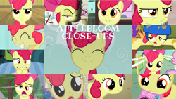 Size: 1280x721 | Tagged: safe, edit, edited screencap, editor:quoterific, imported from derpibooru, screencap, apple bloom, scootaloo, sweetie belle, earth pony, pegasus, pony, unicorn, apple family reunion, call of the cutie, on your marks, one bad apple, season 1, season 2, season 3, season 6, the cutie pox, adorabloom, apple bloom's bow, bow, close-up, cute, duo, duo female, female, filly, hair bow, helmet, i want it now, nightmare, offscreen character, smiling, solo, solo focus, sweat