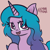 Size: 2048x2048 | Tagged: safe, artist:lynnpone, imported from derpibooru, izzy moonbow, pony, unicorn, curly hair, cute, g5, high res, solo