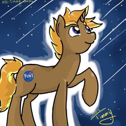 Size: 1024x1024 | Tagged: safe, artist:ask-timmy, imported from derpibooru, oc, oc only, oc:roger houston, pony, unicorn, male, solo, stallion