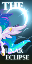 Size: 1080x2160 | Tagged: safe, artist:ca(oh)2, imported from derpibooru, princess celestia, princess luna, eclipse, lunar eclipse