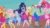 Size: 640x360 | Tagged: safe, edit, edited screencap, imported from derpibooru, screencap, sound edit, applejack, baewatch, bulk biceps, captain planet, derpy hooves, dj pon-3, doodle bug, flash sentry, fluttershy, guy grove, henry handle, lyra heartstrings, manestrum, microchips, mile hill, octavia melody, paisley, pinkie pie, puffed pastry, rainbow dash, rarity, sandalwood, sci-twi, starlight, starshine, sunset shimmer, technicolor waves, trixie, twilight sparkle, valhallen, vinyl scratch, watermelody, zephyr breeze, dolphin, human, lobster, equestria girls, equestria girls series, i'm on a yacht, spring breakdown, spoiler:eqg series (season 2), animated, armpits, barefoot, cap, clothes, feet, female, glasses, hat, humane five, humane seven, humane six, k-pop, lily pad (g4), milady record, sandals, singing, sound, sunburn, swimsuit, the rainbooms, toes, webm, wiggling toes, yacht