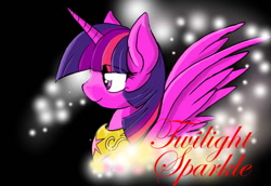 Size: 1200x825 | Tagged: safe, artist:a.s.e, imported from derpibooru, twilight sparkle, alicorn, pony, black background, female, simple background, solo, solo female, twilight sparkle (alicorn)