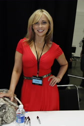 Size: 3456x5184 | Tagged: safe, imported from derpibooru, human, bronycon, bronycon 2012, 2012, hand on hip, irl, irl human, photo, smiling, tara strong, voice actor, water bottle