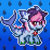 Size: 1024x1024 | Tagged: safe, artist:tony yotes, artist:yotes games, artist:yotesgames, artist:yotesmark, imported from derpibooru, oc, oc only, oc:aquatina, original species, pony, sea pony, shark, shark pony, vaporeon, battle gem ponies, eeveelution, pixel art, pokémon, ponymon, seaponified, solo, species swap