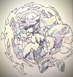 Size: 1702x1791 | Tagged: artist needed, safe, imported from derpibooru, twilight sparkle, alicorn, pony, solo, traditional art, twilight sparkle (alicorn)