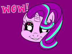 Size: 1024x768 | Tagged: safe, artist:oceanman, imported from derpibooru, starlight glimmer, meme, wow! glimmer