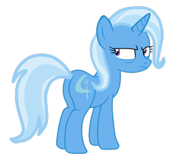 Size: 1755x1640 | Tagged: safe, artist:gmaplay, imported from derpibooru, trixie, pony, unicorn, ass, butt, female, plot, simple background, solo, the great and powerful ass, transparent background, trixie is not amused, unamused, vector