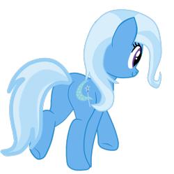 Size: 1128x1125 | Tagged: safe, artist:gmaplay, imported from derpibooru, trixie, pony, unicorn, ass, butt, female, plot, simple background, solo, the great and powerful ass, transparent background, trotting, vector, walking