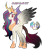 Size: 1530x1779 | Tagged: safe, artist:gloriaartist, artist:starflightsparkleyt, imported from derpibooru, discord, princess celestia, oc, alicorn, hybrid, pony, dislestia, female, interspecies offspring, male, mare, offspring, parent:discord, parent:princess celestia, parents:dislestia, shipping, simple background, straight, transparent background