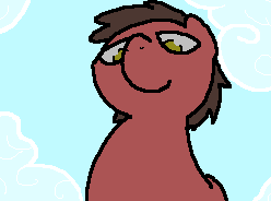 Size: 248x184 | Tagged: safe, artist:pokehidden, imported from derpibooru, oc, oc only, oc:big brian, earth pony, pony, banned from equestria daily, lowres, solo, vulgar description