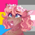 Size: 2000x2000 | Tagged: safe, artist:uunicornicc, imported from derpibooru, oc, oc only, pony, bust, crying, demigirl pride flag, female, floral head wreath, flower, high res, mare, pansexual pride flag, portrait, pride, pride flag, solo