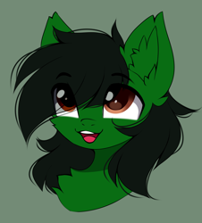 Size: 2880x3184 | Tagged: safe, artist:airiniblock, imported from derpibooru, oc, oc only, oc:kendall wilson, pony, bust, ear fluff, high res, portrait, rcf community, solo