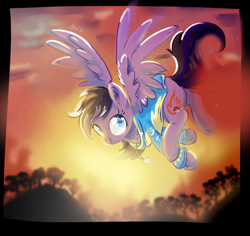 Size: 900x849 | Tagged: safe, artist:avui, imported from derpibooru, oc, oc only, oc:stormblaze, pegasus, pony, solo