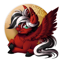 Size: 2224x2224 | Tagged: safe, artist:mychelle, imported from derpibooru, oc, oc only, oc:gold star, pegasus, pony, chest fluff, high res, hooves, male, solo