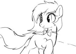 Size: 512x368 | Tagged: artist needed, safe, imported from derpibooru, oc, oc:夜斓, pony, bowtie, draft