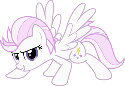 Size: 1920x1327 | Tagged: safe, artist:confrank01, edit, imported from derpibooru, vector edit, fleur-de-lis, lightning dust, pegasus, pony, ponyar fusion, crouching, fusion, palette swap, recolor, simple background, solo, spread wings, transparent background, vector, wings