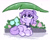 Size: 2897x2384 | Tagged: safe, artist:colorfulcolor233, artist:oofycolorful, imported from derpibooru, oc, oc only, oc:mio, earth pony, pony, floppy ears, flower, high res, leaf, pale belly, rain, solo