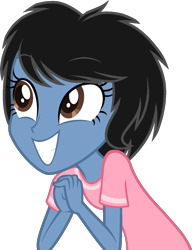 Size: 1130x1474 | Tagged: safe, artist:muhammad yunus, artist:tanahgrogot, imported from derpibooru, oc, oc only, oc:siti shafiyyah, equestria girls, amused, clothes, cute, equestria girls-ified, female, grin, gritted teeth, happy, indonesia, ocbetes, simple background, smiling, solo, transparent background