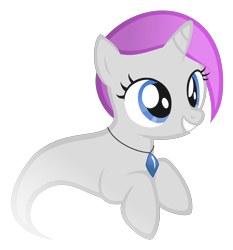 Size: 4580x4920 | Tagged: safe, artist:strategypony, imported from derpibooru, oc, oc only, oc:silent spirit, ghost, ghost pony, unicorn, female, filly, floating, jewelry, necklace, purple mane, semi-transparent, simple background, spooky, transparent background