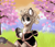 Size: 3465x3000 | Tagged: safe, artist:papuruartist, imported from derpibooru, oc, oc only, oc:mikaella, donkey, hybrid, pony, zebra, zebroid, zonkey, cherry blossoms, clothes, commission, female, flower, flower blossom, food, high res, kimono (clothing), solo, tea, teapot, ych result