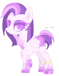 Size: 1896x2418 | Tagged: safe, artist:memengla, imported from derpibooru, oc, oc only, oc:memengla, pegasus, pony, base used, slit eyes, slit pupils, solo