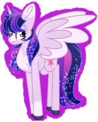 Size: 959x1200 | Tagged: safe, artist:l00giedoogie, imported from derpibooru, twilight sparkle, alicorn, pony, big ears, simple background, solo, transparent background, twilight sparkle (alicorn)