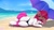 Size: 2082x1150 | Tagged: safe, artist:evlass, imported from derpibooru, oc, oc only, oc:bubblegum kiss, pony, unicorn, beach, bikini, clothes, collar, commission, female, glasses, hoof on cheek, lying down, ocean, solo, supporting head, swimsuit, tongue out, umbrella, ych result