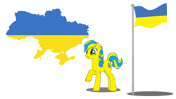 Size: 1920x1080 | Tagged: safe, artist:balabinobim, imported from derpibooru, oc, oc only, oc:ukraine, pony, crimea, nation ponies, ponified, solo, ukraine