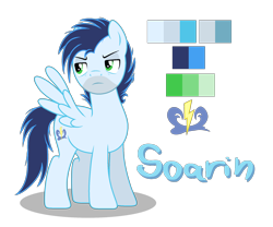 Size: 2120x1768 | Tagged: safe, artist:sarasdream04, imported from derpibooru, soarin', pony, simple background, solo, stubble, transparent background