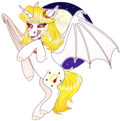 Size: 1280x1280 | Tagged: safe, artist:sadelinav, imported from derpibooru, oc, oc only, oc:lucia nightblood, pony, vampire, vampony, female, mare, solo