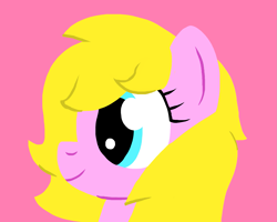 Size: 1777x1419 | Tagged: safe, artist:funboy34, imported from derpibooru, shady, earth pony, pony, cute, female, g1, g1 shadybetes, g1 to g4, g4, generation leap, mare, pink background, shadeabetes, simple background, smiling, smiling at you, solo
