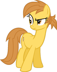 Size: 616x773 | Tagged: safe, artist:pegasski, imported from derpibooru, oc, oc only, oc:anna autumn, earth pony, pony, base used, earth pony oc, eyelashes, female, mare, simple background, solo, suspicious, transparent background