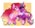 Size: 3000x2394 | Tagged: safe, artist:emera33, imported from derpibooru, pinkie pie, twilight sparkle, alicorn, earth pony, pony, female, high res, hug, lesbian, shipping, twilight sparkle (alicorn), twinkie, unshorn fetlocks