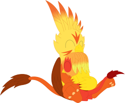 Size: 3562x2936 | Tagged: safe, artist:porygon2z, imported from derpibooru, oc, oc only, oc:blaze, oc:heatwave, griffon, high res