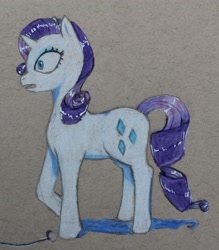 Size: 2951x3367 | Tagged: safe, artist:lawliet13, imported from derpibooru, rarity, pony, unicorn, close-up, color, high res, part of a full image, prismacolor, solo