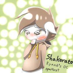 Size: 2000x2000 | Tagged: safe, artist:spahiro7, imported from derpibooru, oc, oc only, oc:shakerato, semi-anthro, high res, solo