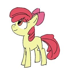 Size: 640x643 | Tagged: safe, artist:earnarto, imported from derpibooru, apple bloom, earth pony, pony, female, filly, solo