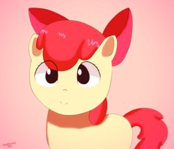 Size: 1404x1200 | Tagged: safe, artist:theemmy4501, imported from derpibooru, apple bloom, earth pony, pony, adorabloom, cute, female, filly, solo