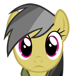 Size: 5000x5000 | Tagged: artist needed, safe, imported from ponybooru, daring do, pegasus, pony, bust, female, looking at you, mare, portrait, simple background, solo, transparent background