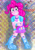 Size: 2100x3000 | Tagged: safe, artist:kamikiku, imported from derpibooru, pinkie pie, equestria girls, equestria girls (movie), breasts, busty pinkie pie, eyebrows, eyebrows visible through hair, fanart, grin, high res, smiling, solo