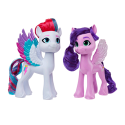 Size: 2000x2000 | Tagged: safe, imported from derpibooru, pipp petals, zipp storm, pegasus, pony, brushable, female, g5, high res, mare, my little pony: a new generation, official, royal sisters (g5), siblings, simple background, sisters, target (store), toy, white background